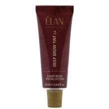 ELAN professional line краска для бровей с долгосрочным эффектом DEEP BROW TINT 2.0 08 CHOCO натуральный коричневый, 20 мл.
