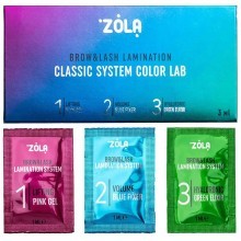 ZOLA Color Lab Набор для ламинирования в саше Step 1, 2, 3 (3 x 1ml)