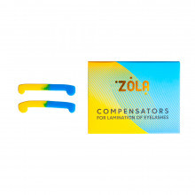 Компенсаторы для ламинирования ресниц (желто-голубой) ZOLA