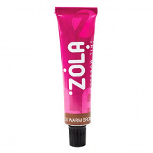 15 ml Краска для бровей с коллагеном 02 Warm brown ZOLA