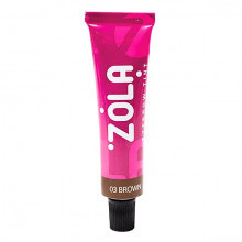 15 ml Краска для бровей с коллагеном 03 Brown ZOLA