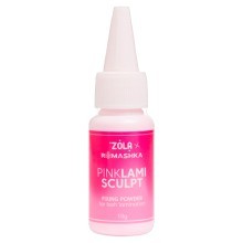 ZOLA x Romashka Фиксирующая пудра для ламинирования ресниц Pink LamiSculpt 10 г