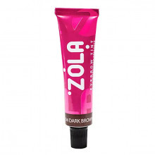 15 ml Краска для бровей с коллагеном 04 Dark brown ZOLA