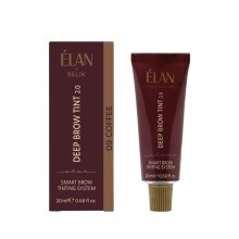 ELAN professional line краска для бровей с долгосрочным эффектом DEEP BROW TINT 2.0 09 COFFEE Deep Brown, 20 мл.