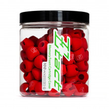 Насадки на картриджи ETact от EZ Tattoo (RED) - 100 штук